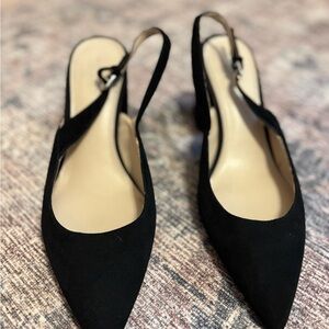 Marc Fisher Black Pointed Toe Heels